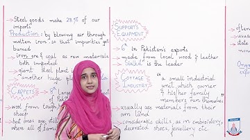 Class 6 - Social Studies - Chapter 11 - Lecture 3 Metals - Cottage Industries - Allied Schools