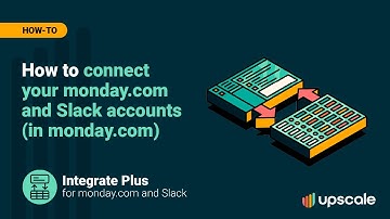 How to connect your monday.com and Slack accounts (in monday.com) with Integrate Plus
