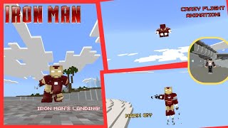 I Found The COOLEST IRON MAN ADD-ON! | IRON MAN ADD-ON FOR MCPE/BE 1.21.100+ screenshot 3