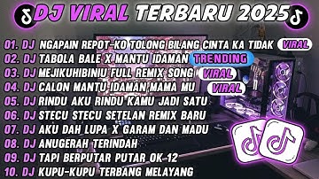 DJ TIKTOK TERBARU 2025🎵DJ NGAPAIN REPOT-KO TOLONG BILANG CINTA KA TIDAK🎵DJ TABOLA BALE X CALON MANTU