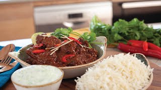 MasterChef Winner Sashi Cheliah  Lamb Curry Recipe with cumin rice &amp rita