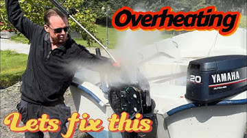 How i fix an overheating outboard engine. Quick, cheap, and easy.