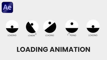 Loading Animation in Adobe After Effects - After Effects Tutorial - No Plugins.
