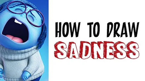 How to Draw Sadness From Inside Out