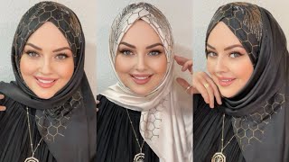 Şal Eşarp Nasıl Bağlanır Hızlı Ve Kolay 2023 Turkish Hijab Tutorial لفات حجاب ايشارب سهلة