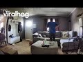 House Inspector Caught Calling Friend About Homeowner's Cat || ViralHog