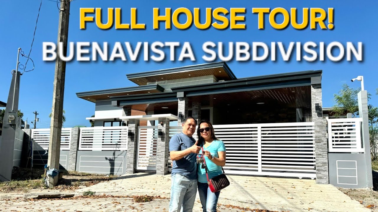 VLOG 201 l FULL HOUSE TOUR BUENAVISTA SUBDIVISION PROJECT