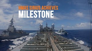 HMAS Sirius archives career milestone