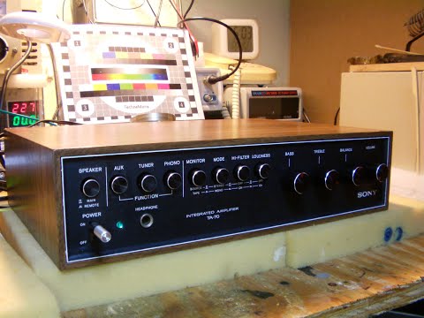 Sony TA-70 Amplifier Repair Restoration part 1 of 1