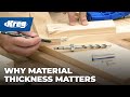 Kreg® 300-Series Pocket-Hole Jigs: Why Material Thickness Matters