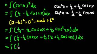 Integral sin pangkat 4 x dx