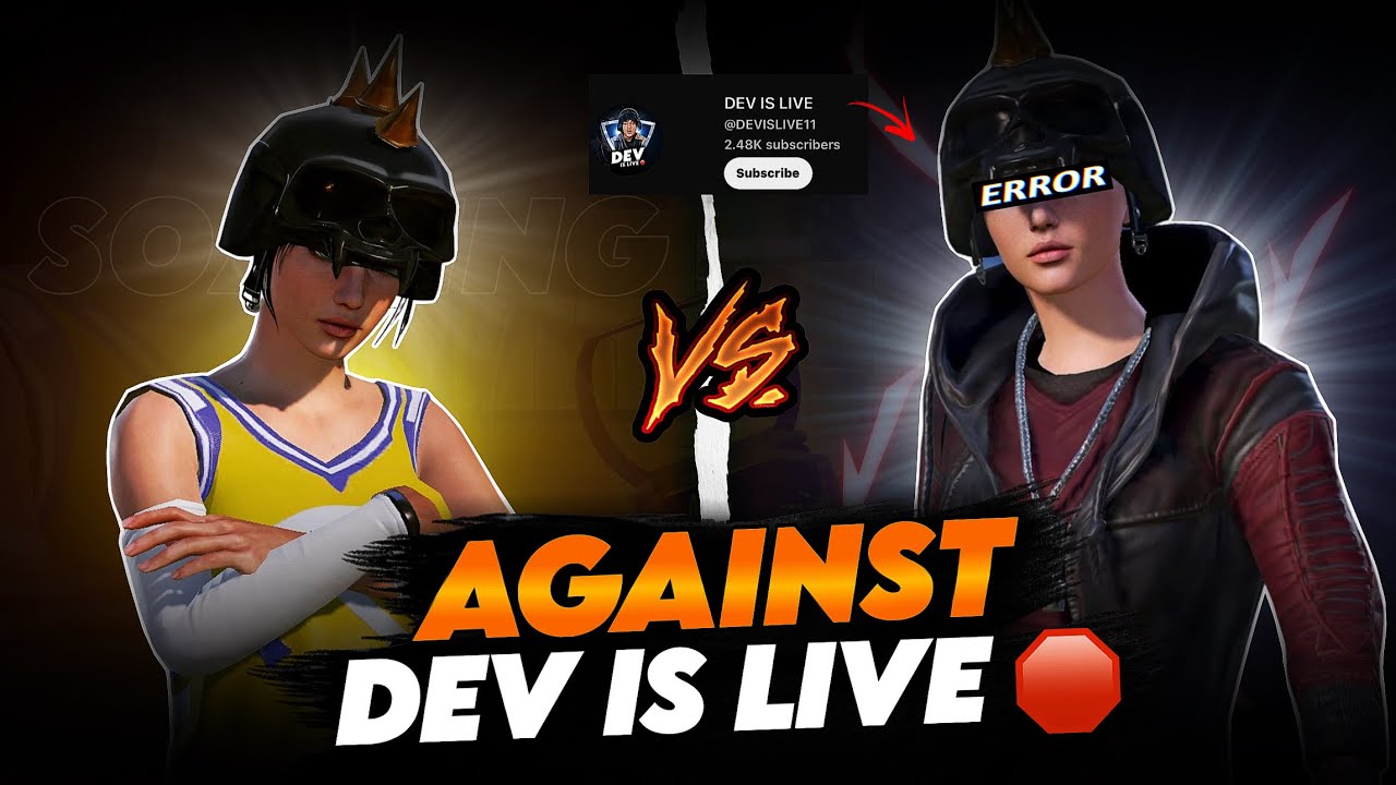 BGMI 1v1 TDM : Underdog wins against pro streamer ! (@DEVISLIVE11)