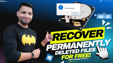How to Recover Deleted Files from Formatted Hard Drive for FREE | 100% Working Data Recovery 2025