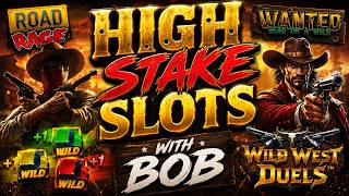 HIGH STAKES SLOTS TAKING ON THE WAGER | CAN WE GET A BIG WIN??