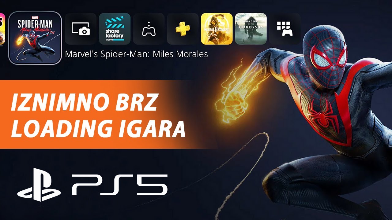 PlayStation 5 korisničko iskustvo i brzina loadinga