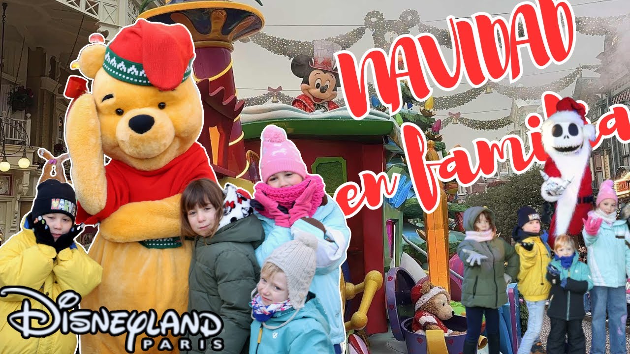 Así es la NAVIDAD en DISNEYLAND PARIS con familia ❄️🏰🎄