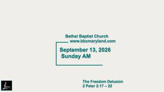 2026-09-13: The Freedom Delusion