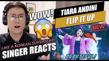 Tiara Andini - Flip It Up (Official Music Video) | SINGER REACTION
