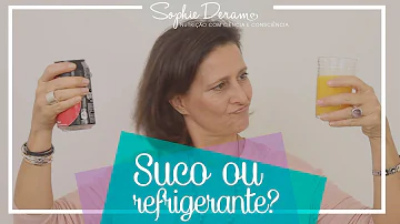 O que é mais calórico suco ou refrigerante?
