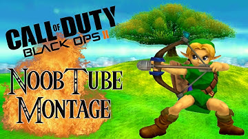 Black Ops 2 Noob Tube Montage 7 - Trickshots, Death Reactions, Cross Maps