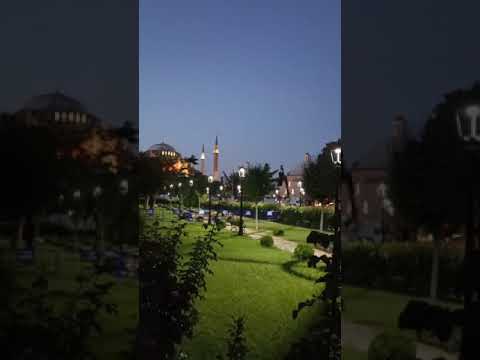 Ayasofya Camii minarelerinde