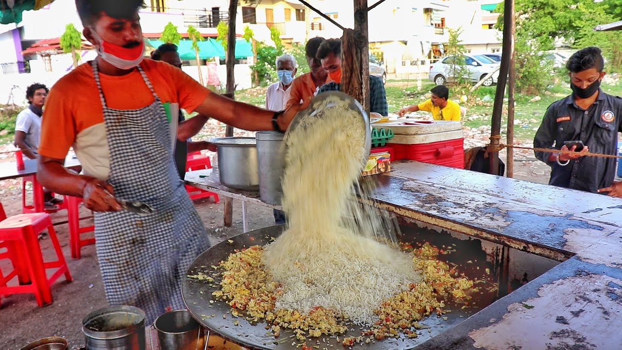 Highest Selling Scrambled Egg Dish | Egg Bhurji Rice / Pulao | Egg Street Food | Indian Street Food | Street Food Fantasy