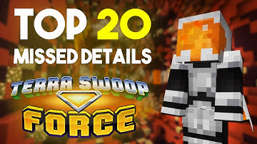 The Top 20 Details you probably missed in Terra Swoop Force (Minecraft Adventure Map)
