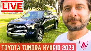 En Vivo: Toyota Tundra Hybrid Capstone 2023 con Jaime Gabaldoni y un café