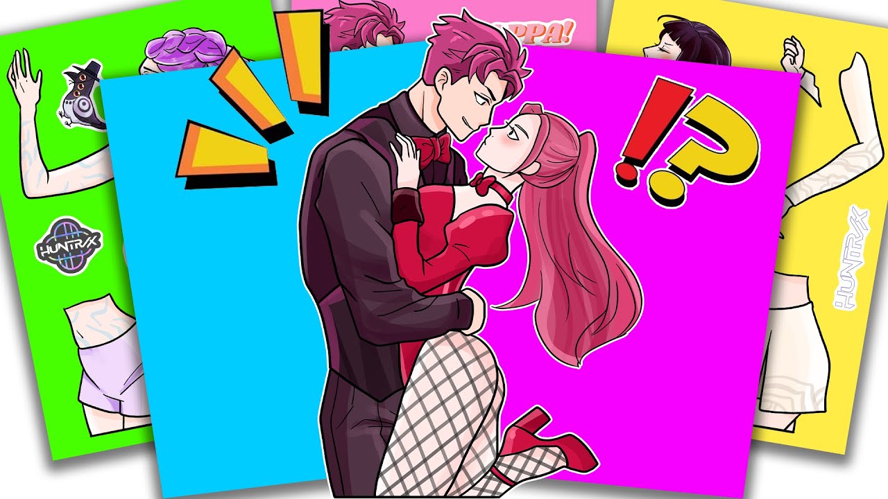 KPOP DEMON HUNTERS - HUNTRIX Mira и SAJA BOYS в CLUB ♥️ | Книга с наклейками своими руками