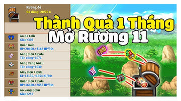 Ngọc Rồng Online - Thành Quả Sau 1 Tháng Mở Rương Gỗ 11 !