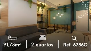 ALUGADO - Apartamento para locação com 2 quartos no edifício Rotterdam, no Batel - J8 Imóveis