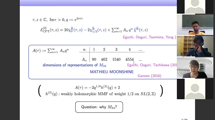 Anne Taormina - Mathieu Moonshine: Quarter BPS sta...