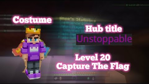 Max Level In Capture The Flag! #hivemc #hivemcpe #hiveminecraft #bedrockserver