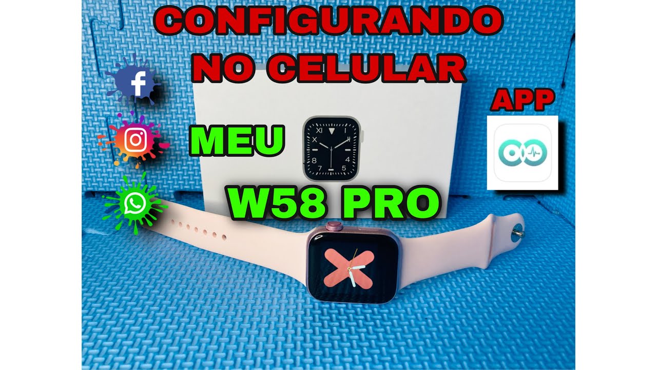 smartwatch w58 funções