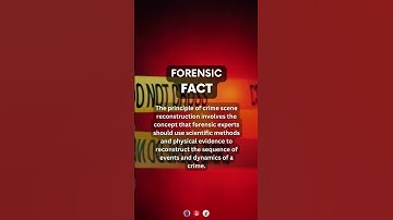 Crime scene reconstruction | #forensicscience #forensics #crimesceneinvestigation