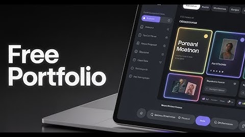 Free Portfolio Website Script PHP 8 2+ & MySQL