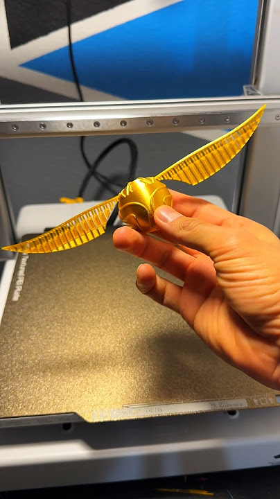 3D Printed Harry Potter Golden Snitch