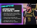 REPORT: ANTHONY DAVIS SIGNS A 5 YEAR MAX DEAL WITH THE LAKERS! LIVE REACTION WITH DTLF!!!