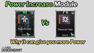 First Descendant - Power Increase Module Explained - Better than "Focus On"