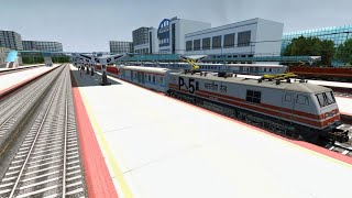 Surat to Kota Train Journey||Indian Train Simulator||Virtual Gamer#4k #traingame #rajdhani