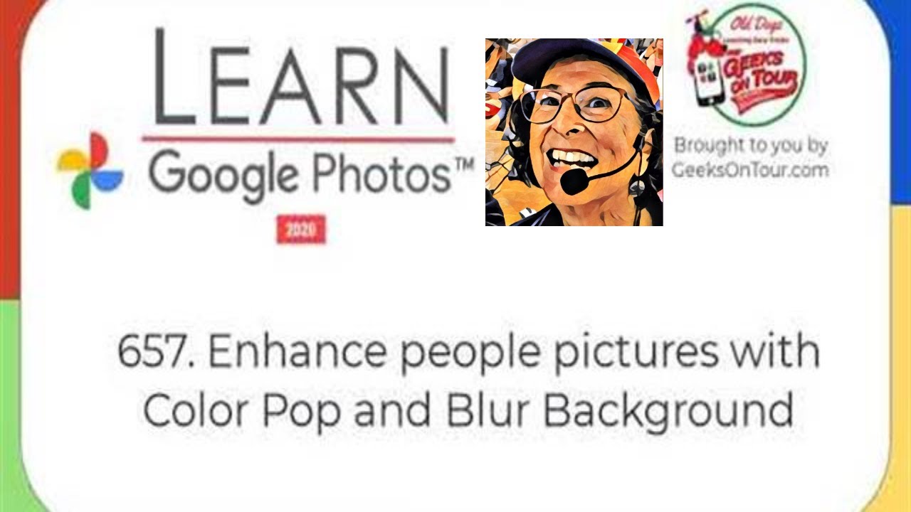 Enhance People Pictures with Color Pop and Blur Background Tutorial Video 657