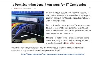 NCyTE: Introduction to network scanning with Nmap