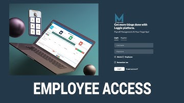 How to Set Up Employee Access In My Payroll Master(Step By Step Tutorial)