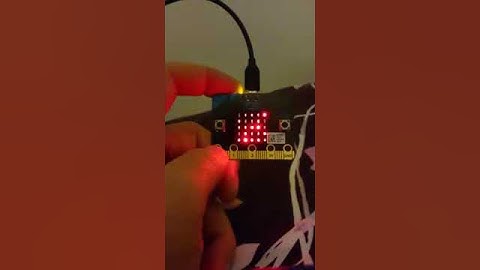 BBC micro:bit micropython rain demo
