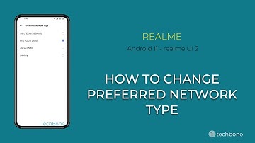 How to Change Preferred Network Type - realme [Android 11 - realme UI 2]