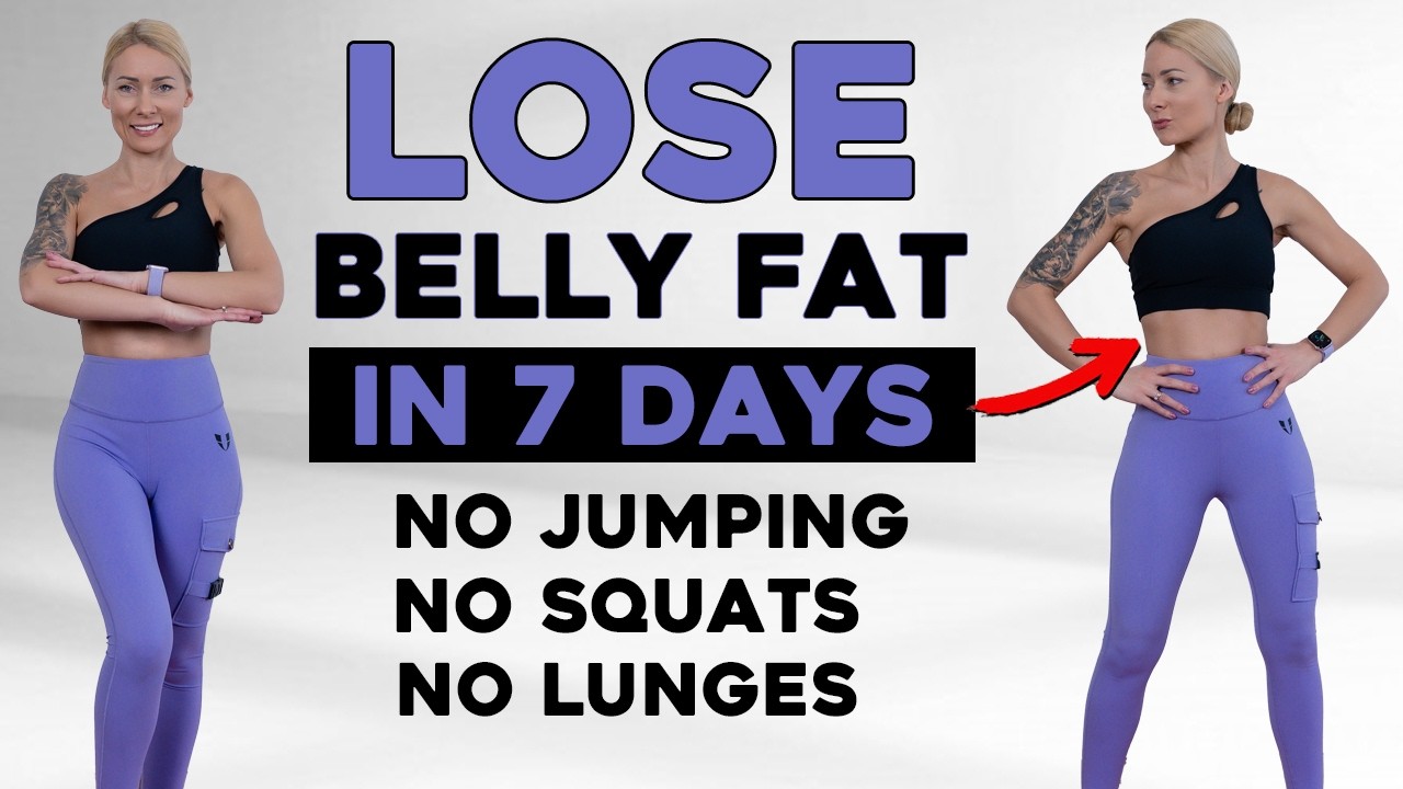 🔥LOSE BELLY FAT in 7 Days🔥7 MIN Standing Abs🔥 Workout🔥No Squat🔥No Lunge🔥No Jumping🔥