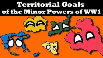 Territorial Goals of the Minor Powers in WW1