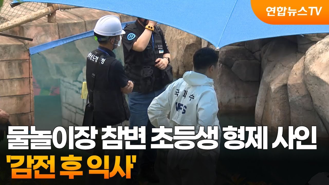'물놀이장 참변' 초등생 형제 사인 '감전 후 익사' / 연합뉴스TV (YonhapnewsTV)