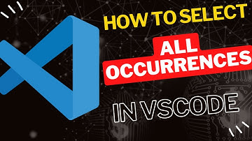 Hoe u alle voorkomens van een woord in Visual Studio Code selecteert
