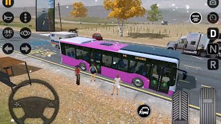 Bus Simulator | First Person Immersive Snowy Driving POV screenshot 5